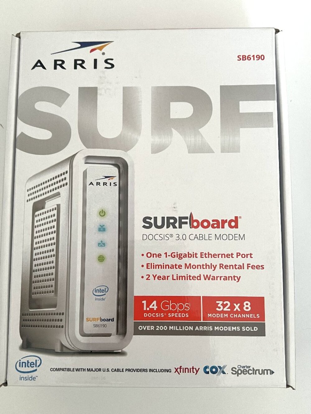 Arris Surfboard DOCSIS 3.0 Cable Modem SB6190